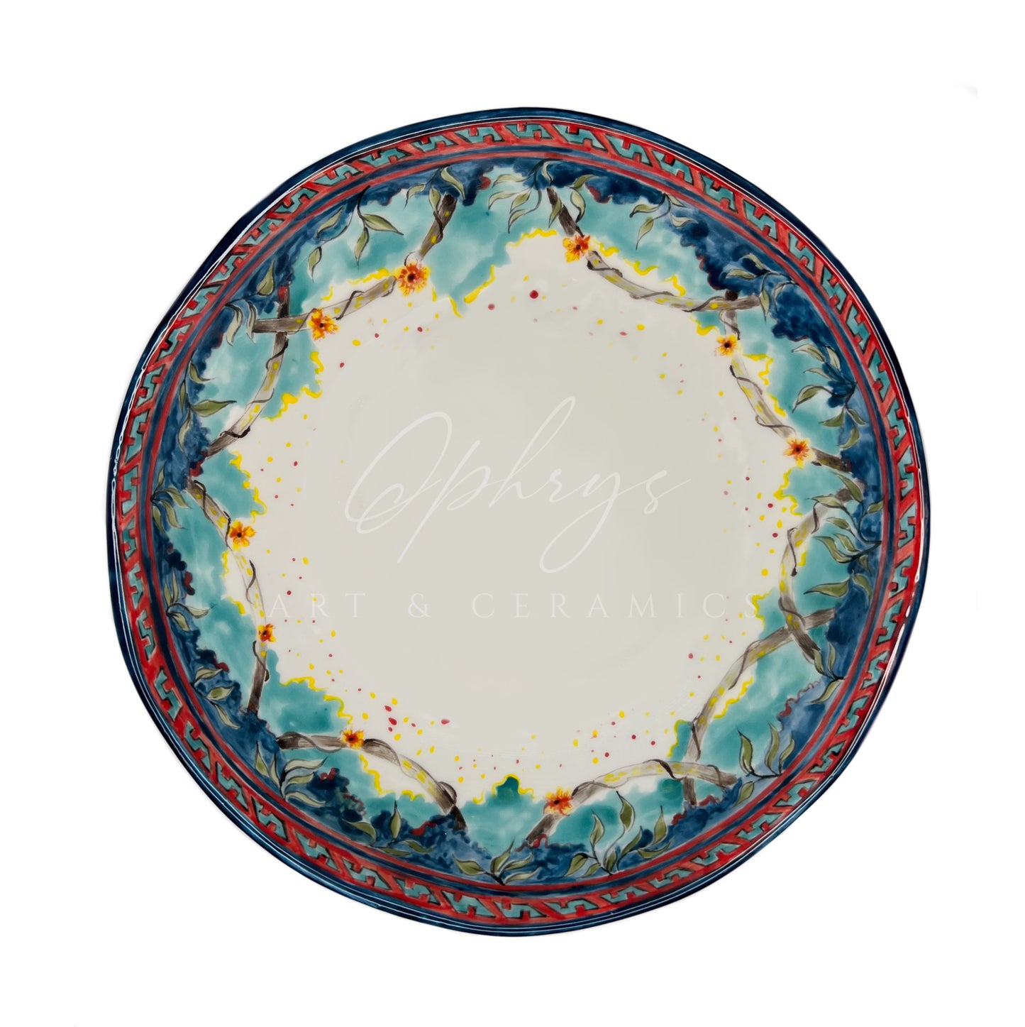 Decorative Handmade Ceramic Plate
