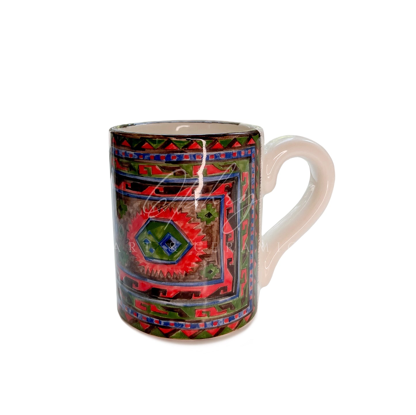 Carpet Decorated Handmade Mug