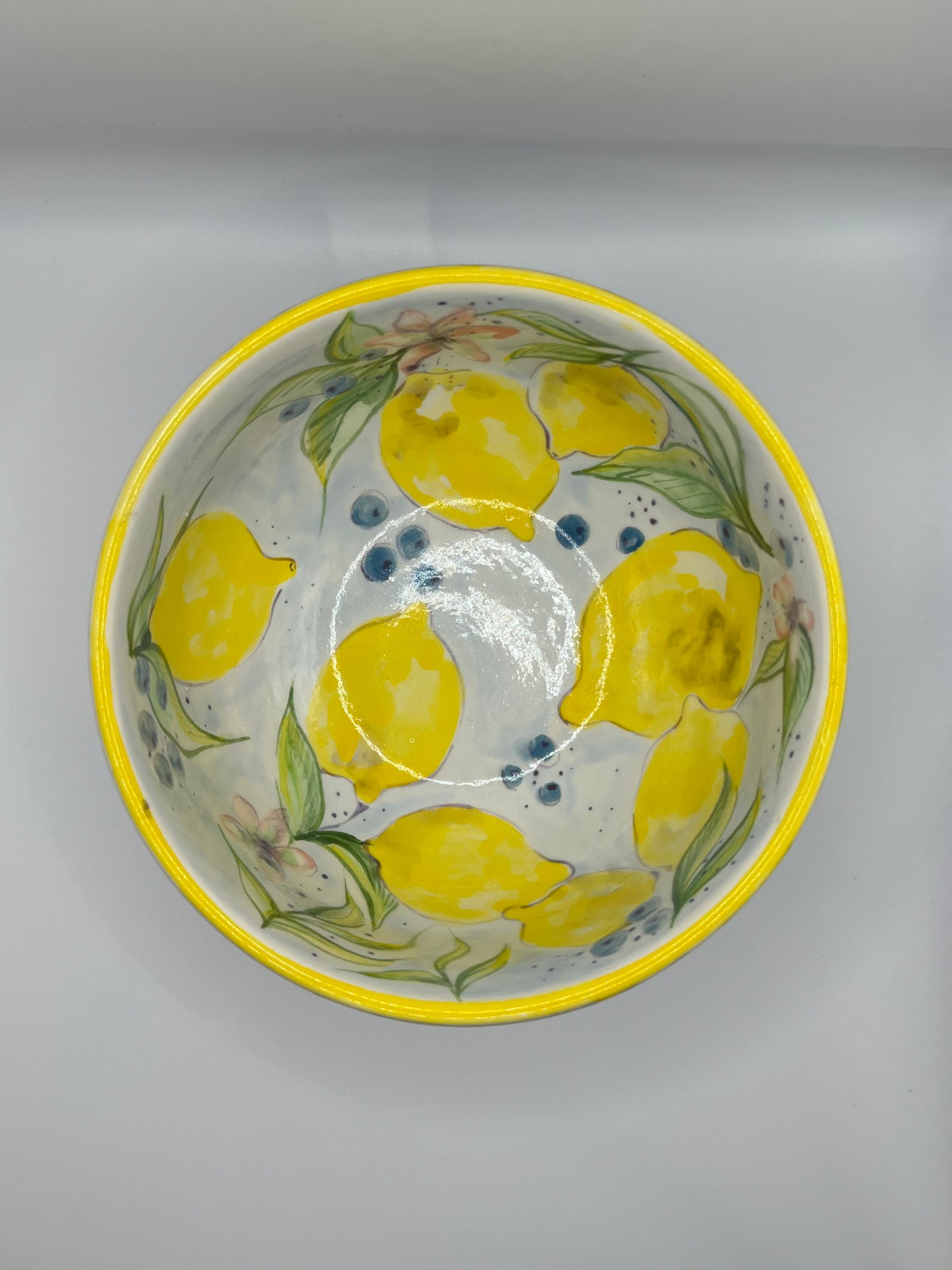 "Lemons" Decorative Handmade Bowl