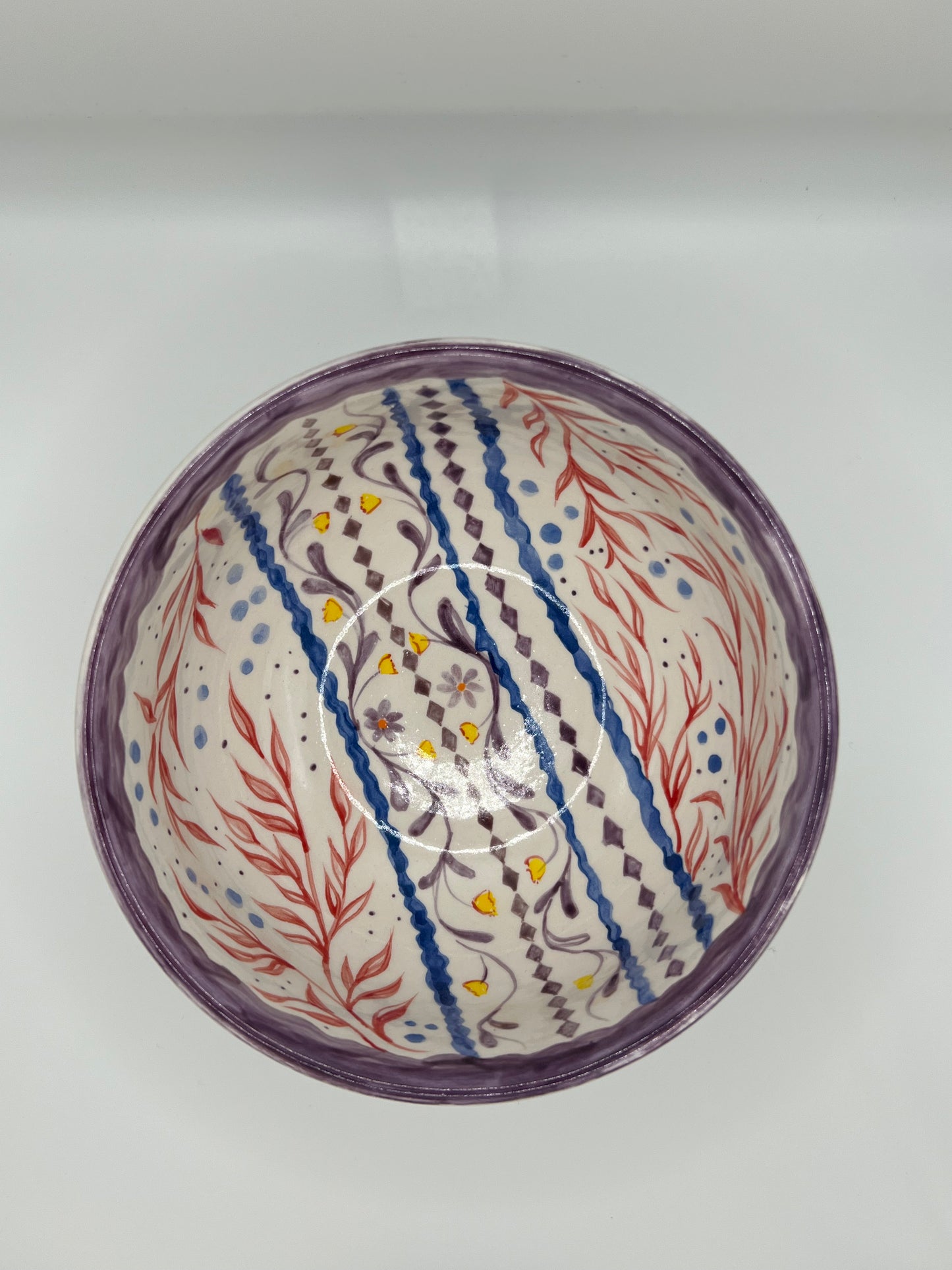 "Blooming fire" Decorative Handmade Bowl