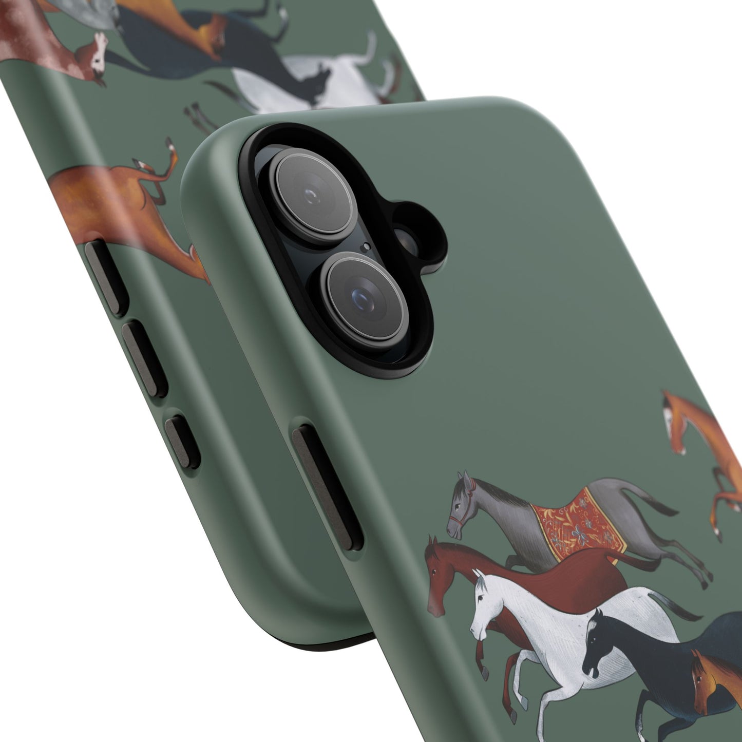 Equestrian Unique Horse Phone Case | Heritage Sage (green) | Quiet luxury & heritage aesthetics | Luxury Art Case | Ophrys Art